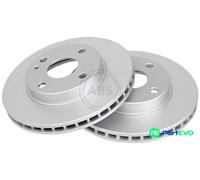 A.B.S. 2 X BRAKE DISC 16148 FOR MAZDA
