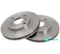 2x Original a. B. S. S. Brake Disc 16171 for Honda