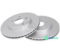 A.B.S. 2 X BRAKE DISC 16181 FOR MERCEDES-BENZ