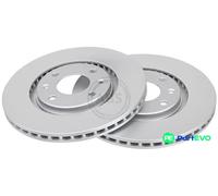 A.B.S. 2 X BRAKE DISC 16186 FOR CITROËN PEUGEOT