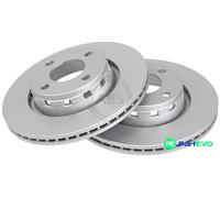 A.B.S. 2 X BRAKE DISC 16202 FOR AUDI