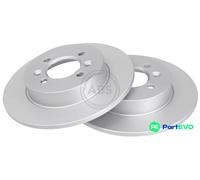 A.B.S. 2 X BRAKE DISC 16214 FOR RENAULT