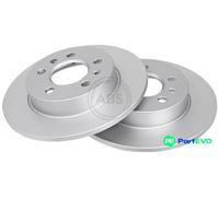 A.B.S. 2 X BRAKE DISC 16215 FOR RENAULT