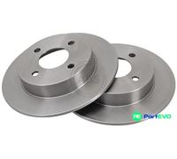 A.B.S. 2 X BRAKE DISC 16244 FOR NISSAN