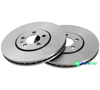 A.B.S. 2 X BRAKE DISC 16265 FOR VW