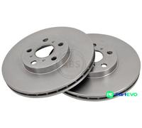 A.B.S. 2 X BRAKE DISC 16279 FOR TOYOTA