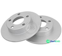 A.B.S. 2 X BRAKE DISC 16442 FOR AUDI VW