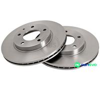 A.B.S. 2 X BRAKE DISC 16456 FOR MAZDA