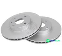 A.B.S. 2 X BRAKE DISC 16458 FOR MAZDA