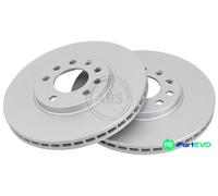 A.B.S. 2 X BRAKE DISC 16486 FOR OPEL SAAB VAUXHALL LOTUS