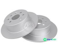 A.B.S. 2 X BRAKE DISC 16488 FOR OPEL VAUXHALL