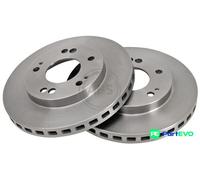 A.B.S. 2 X BRAKE DISC 16501 FOR MITSUBISHI
