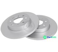 A.B.S. 2 X BRAKE DISC 16607 FOR ROVER