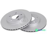A.B.S. 2 X BRAKE DISC 16723 FOR CHRYSLER DODGE PLYMOUTH