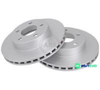 A.B.S. 2 X BRAKE DISC 16804 FOR FORD USA