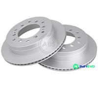 A.B.S. 2 X BRAKE DISC 16891 FOR TOYOTA