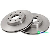 A.B.S. 2 X BRAKE DISC 16904 FOR FIAT