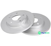 A.B.S. 2 X BRAKE DISC 16984 FOR MERCEDES-BENZ