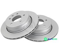 A.B.S. 2 X BRAKE DISC 16999 FOR DAIMLER JAGUAR