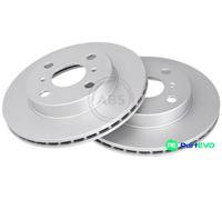 A.B.S. 2 X BRAKE DISC 17027 FOR TOYOTA