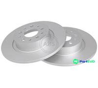 ABS All Brake Systems Brake Disc 17055 – Solid – 2x L&R for Alfa Romeo 147/156 GT/Sportwagon