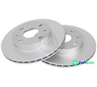 A.B.S. 2 X BRAKE DISC 17076 FOR DAIHATSU PERODUA