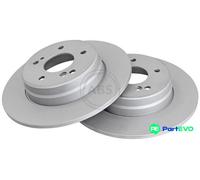 A.B.S. 2 X BRAKE DISC 17107 FOR MERCEDES-BENZ