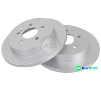2x Brake disc solid 17108 A.B.S. for MERCEDES-BENZ M-CLASS