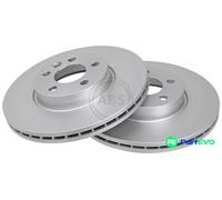 A.B.S. 2 X BRAKE DISC 17114 FOR FORD SEAT VW