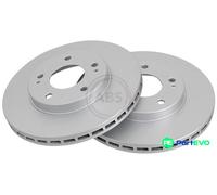 A.B.S. 2 X BRAKE DISC 17131 FOR MITSUBISHI