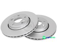 A.B.S. 2 X BRAKE DISC 17153 FOR RENAULT