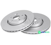 2x Brake disc Vented 17154 A.B.S. for RENAULT LAGUNA II LAGUNA II Sport Tourer