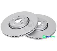 A.B.S. 2 X BRAKE DISC 17158 FOR RENAULT