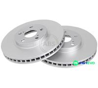 A.B.S. 2 X BRAKE DISC 17181 FOR TOYOTA