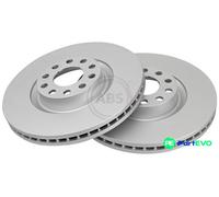 A.B.S. 2 X BRAKE DISC 17239 FOR AUDI