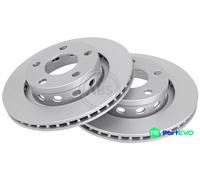 A.B.S. 2 X BRAKE DISC 17240 FOR AUDI VW