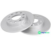A.B.S. 2 X BRAKE DISC 17332 FOR AUDI SEAT