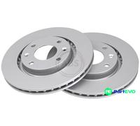 X2 PCS L&R SIDES 17336 BRAKE DISC A.B.S.