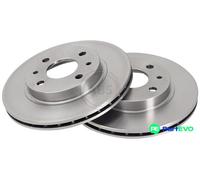 A.B.S. 2 X BRAKE DISC 17339 FOR LADA