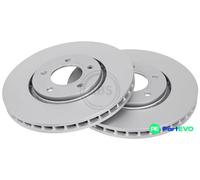 A.B.S. 2 X BRAKE DISC 17354 FOR CHRYSLER DODGE PLYMOUTH
