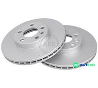 A.B.S. 2 X BRAKE DISC 17355 FOR FORD SEAT VW