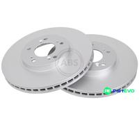 ABS All Brake Systems Brake Disc 17358 - 2x Original for Honda