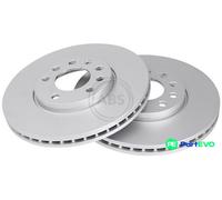 A.B.S. 2 X BRAKE DISC 17368 FOR FIAT OPEL SAAB VAUXHALL CADILLAC