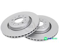 A.B.S. 2 X BRAKE DISC 17410 FOR VOLVO
