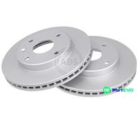 A.B.S. 2 X BRAKE DISC 17414 FOR CHEVROLET DAEWOO