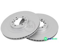 A.B.S. 2 X BRAKE DISC 17431 FOR MITSUBISHI