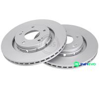 X2 PCS L&R SIDES 17433 BRAKE DISC A.B.S.