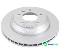 A.B.S. 2 X BRAKE DISC 17502 FOR AUDI PORSCHE VW