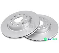 ABS All Brake Systems – Front Brake Discs Set 2x A.B.S. 17522 – Fits VW/Seat/Skoda/Audi