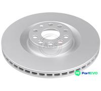 A.B.S. 2 X BRAKE DISC 17559 FOR AUDI SEAT SKODA VW